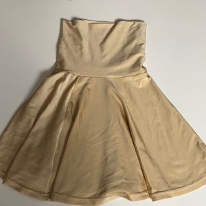 American Apparel Gold Skirt Small
